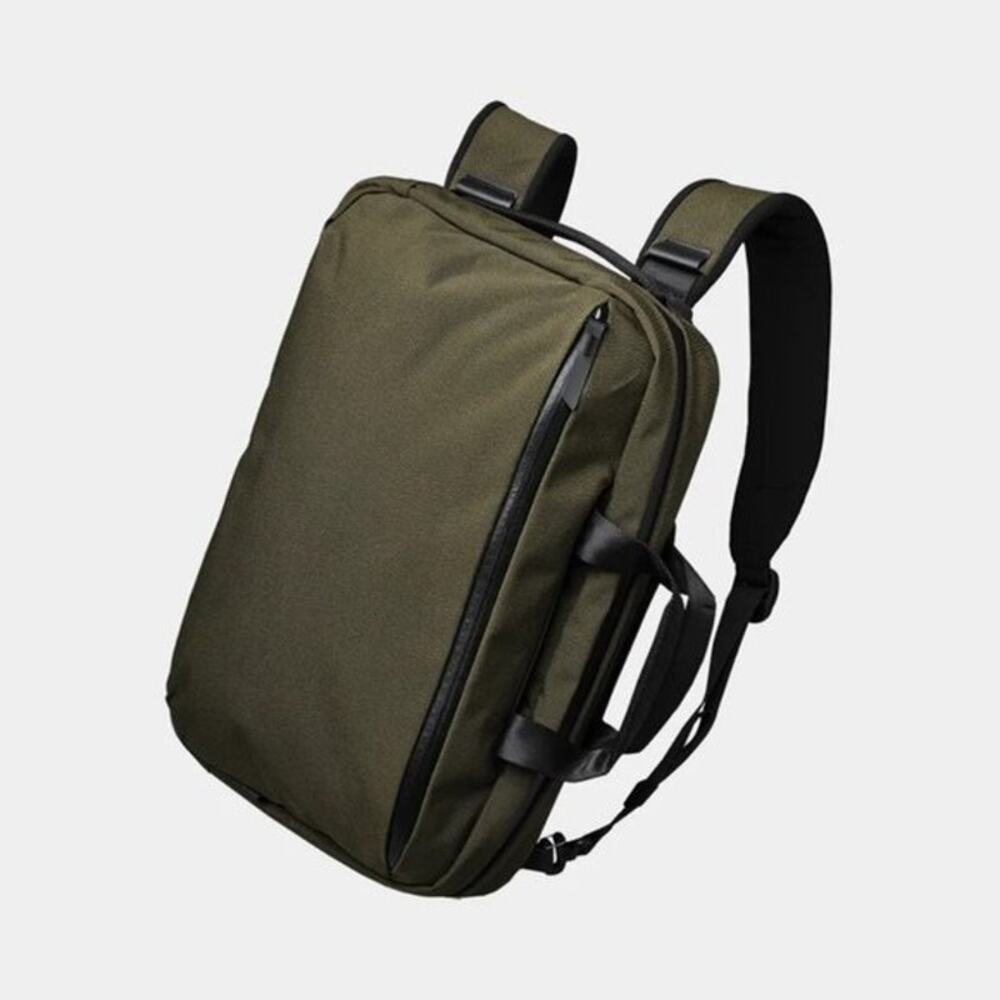 NWT Alpaka Elements Tech Brief Pro Travel Laptop Bag Army Green Axoflux